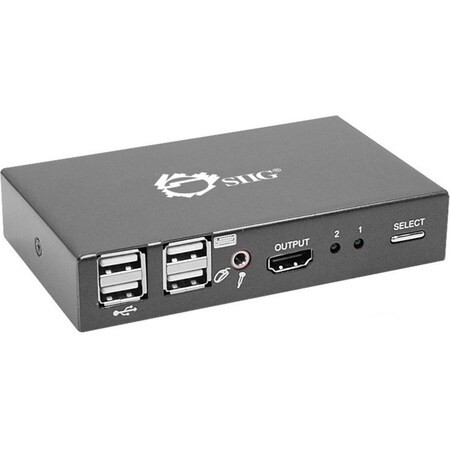Siig 2X1 Usb Hdmi Kvm Switch - 4K2K CE-KV0011-S2